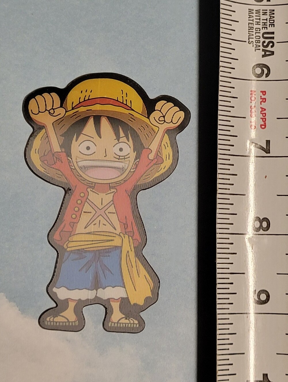 One Piece 3D Stickers Set Of 5 - Picture 3 of 10